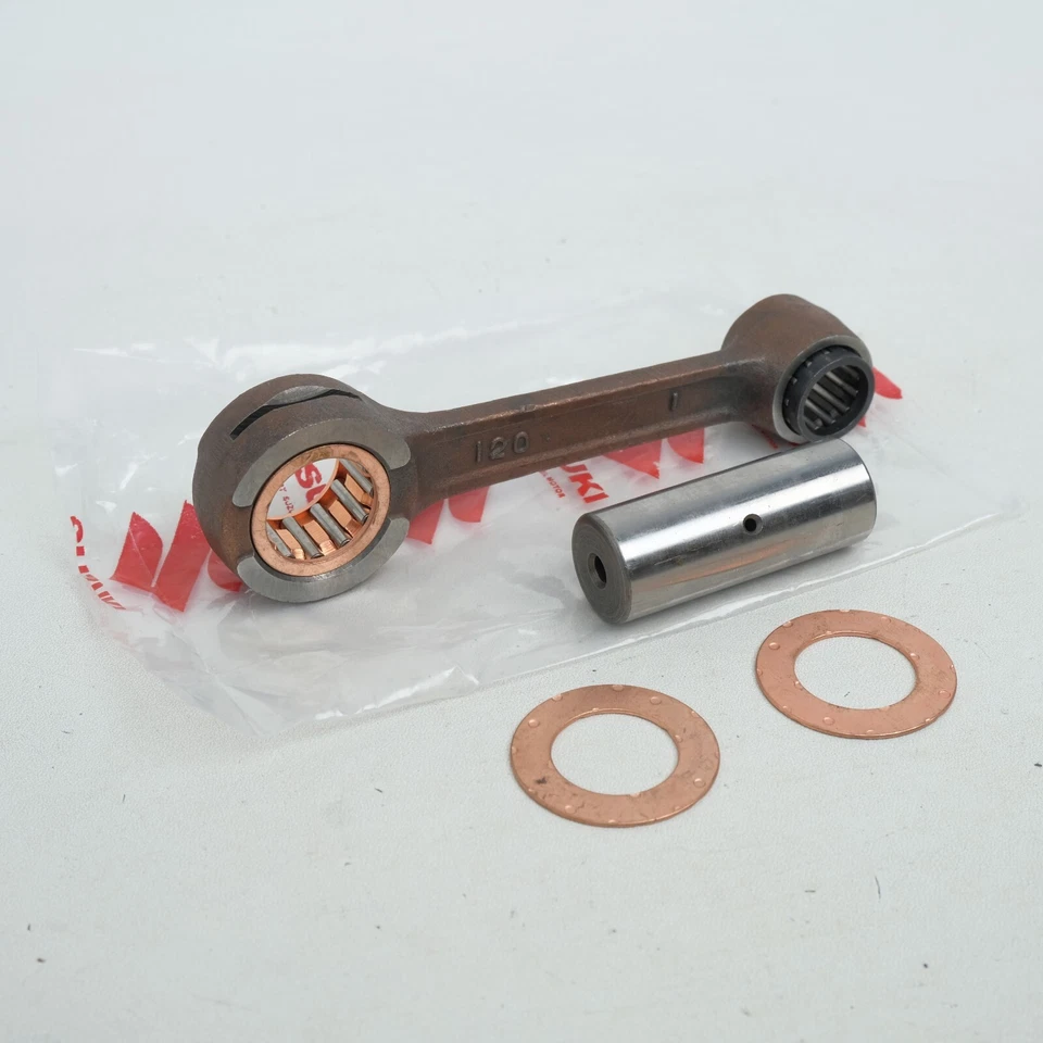 Varilla de conexión Suzuki A100 AC100 TM100 GT250 RM100 RM125 TS125 12161-39300 Foto 2 de 4