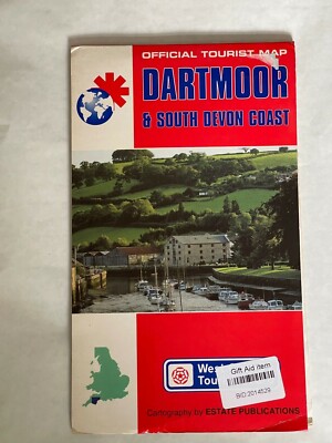 Dartmoor & South Devon Coast, Tourist Map