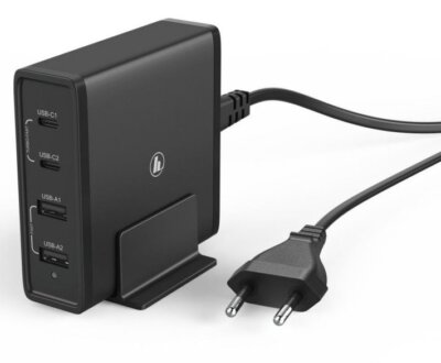 Hama Schnell Ladegerät 65W 4x USB + C PD Netzteil Adapter Tablet Smartphone 647