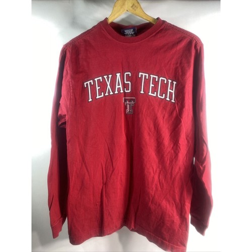 Texas Tech Long Sleeve Red T-shirt Men's Size Small