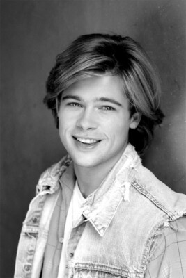 Brad Pitt Cute Movie Actor Print Painting Wall Art Home Decor - POSTER 20x30