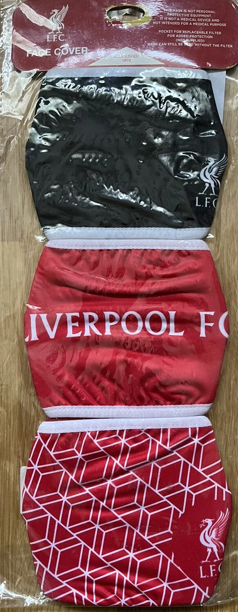 Liverpool FC LFC Snood Scarf One Size and 3 Pack of Face Masks BNWT