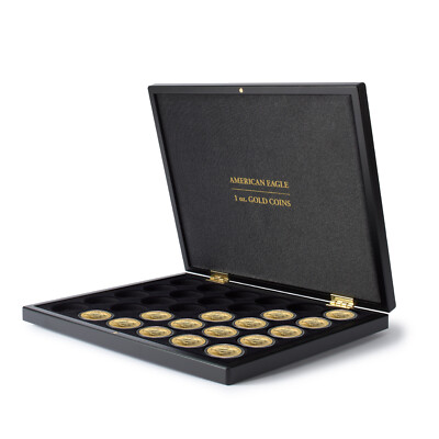 Volterra Uno - Münzkassette für 30 Goldmünzen  American Eagle  in Kapseln