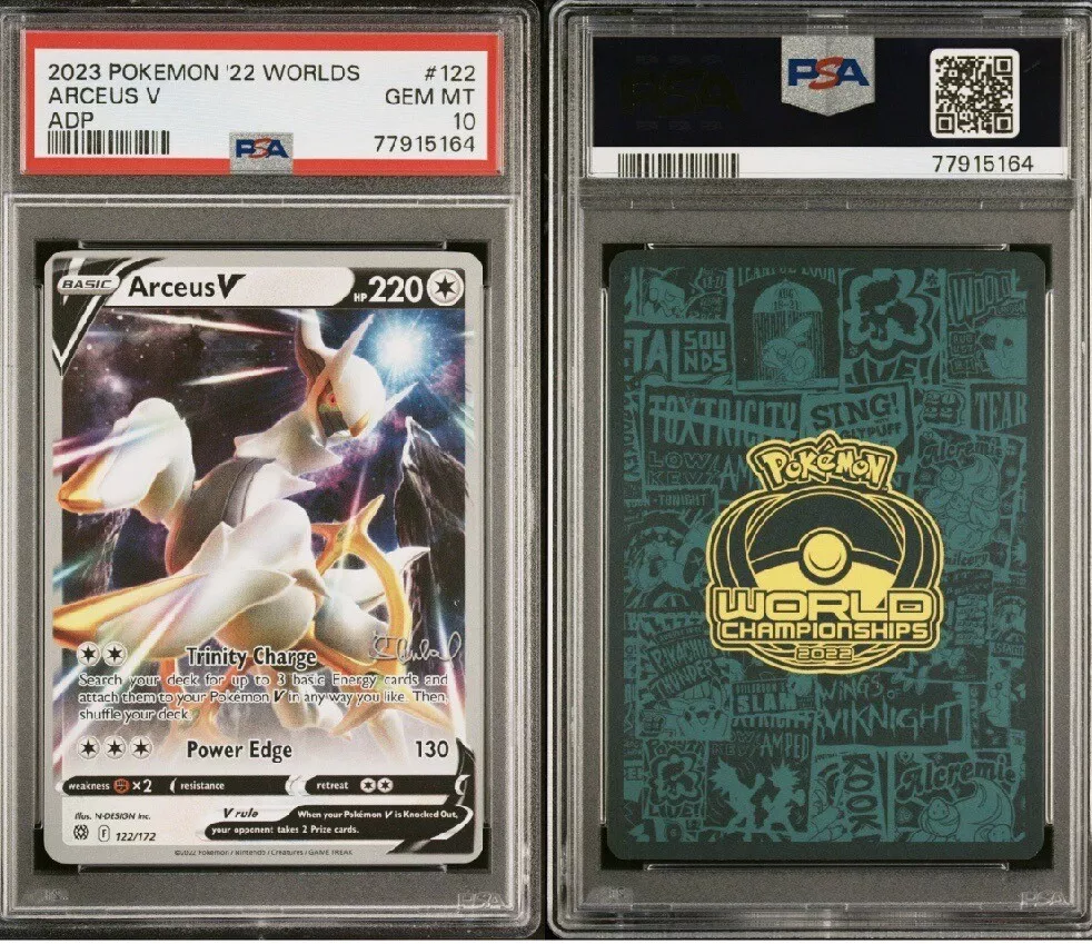  Pokemon World Championship Collectible Cards