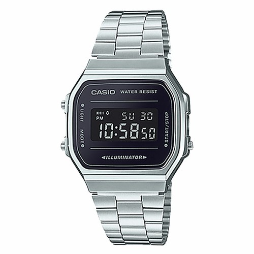 Orologio Casio Unisex Digitale A168WEM-1VT Japan-Orologio Automatico in  Acciaio Inox Argento. | eBay