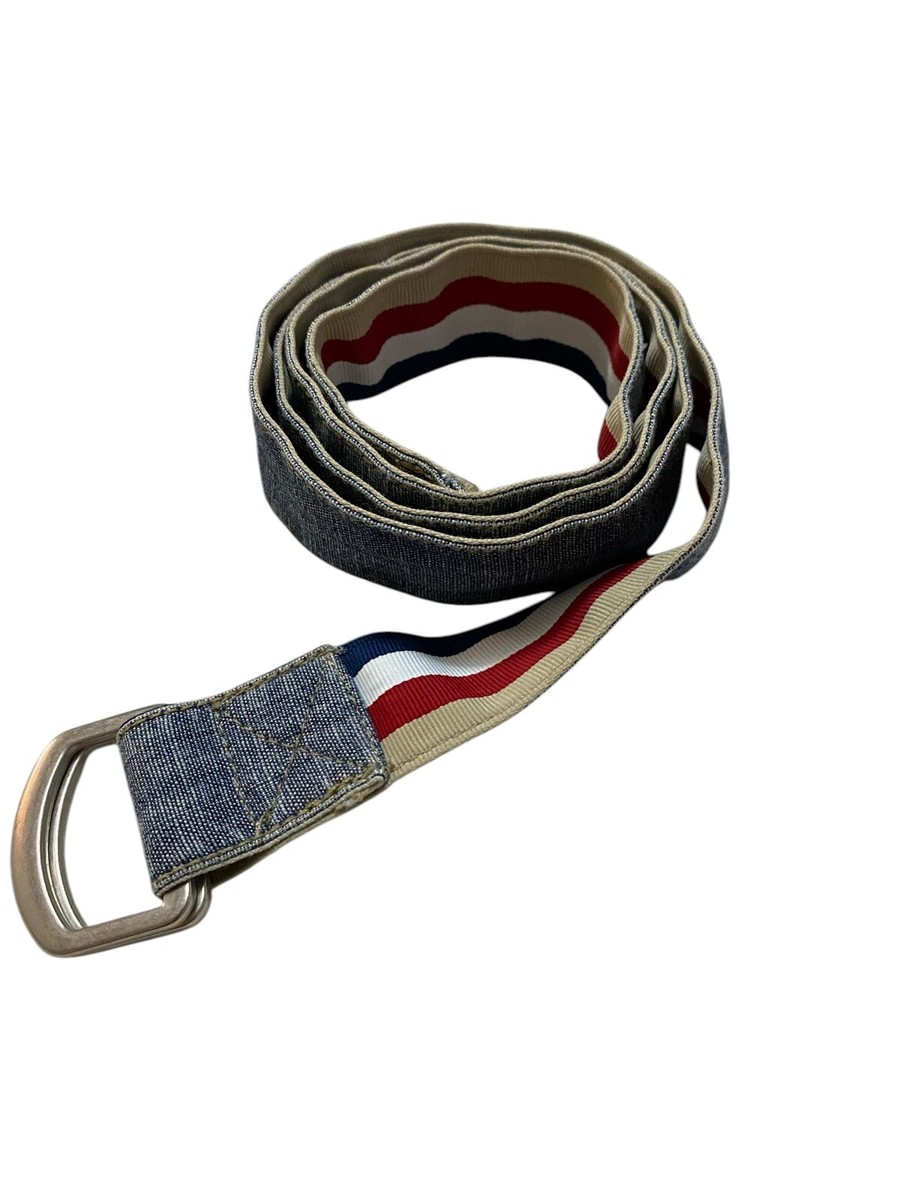 Tommy Hilfiger Reversible Fabric D Ring Belt