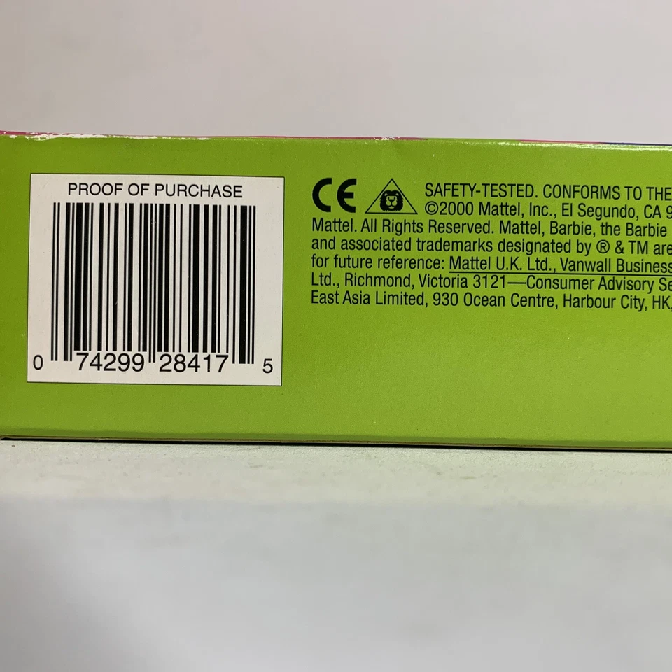 Surf City 芭比娃娃美泰 #28417 复古 2000 全新带盒 — 第 4/4 张图片