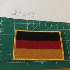 GERMAN FLAG PATCH embroidered iron-on GERMANY EMBLEM Deutschland Aufn her NEW