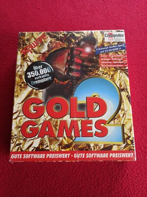 PC: GOLD GAMES 2 - Neu OVP Big Box 4. Auflage - Spielesammlung 24 Spiele