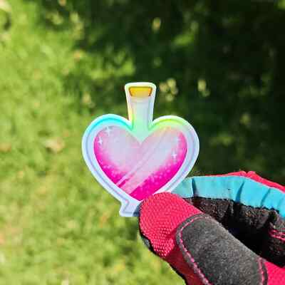 Love Potion Holo REPO Stickers | REPO Horror Game | Funny Meme Gift