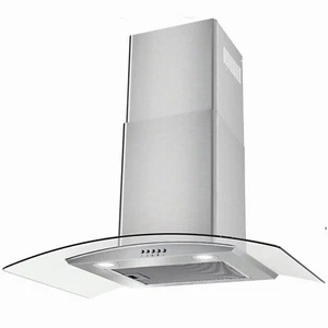 450CFM 30in Évent de cuisine en verre trempé de la gamme de montage mural 3-Speed w/DEL Nouveau