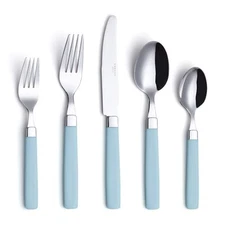 ANNOVA 20 Pieces Stainless Steel Flatware/Cutlery Set Color Handles - 4 x Din...