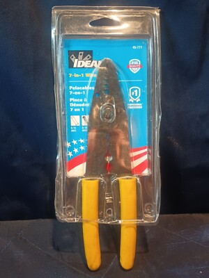 Ideal 45-777 7-in-1 Wire Stripper, 6-16 AWG, 8-18 AWG, Electrical, USA, New