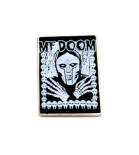 MF DOOM PORTRAIT Hip Hop Enamel lapel pin badge Brooch Pin backpack, hat, jacket