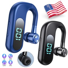 Wireless Earphone Bluetooth Headset Stereo Hands-free Earpiece Volume Control