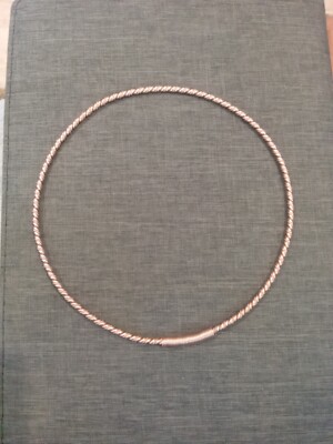 Tensor Ring, Full Sacred Cubit, Single Twist 10 Ga. Copper Wire, With Accent...