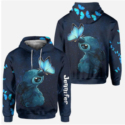 Personalized Stitch 3D HOODIE HALLOWEEN GIFT CHRISTMAS GIFT BEST PRICE US SIZE