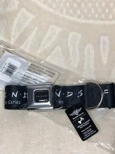 Buckle Down Dog Collar Size Medium (16”-23") Black Friends Television Series 