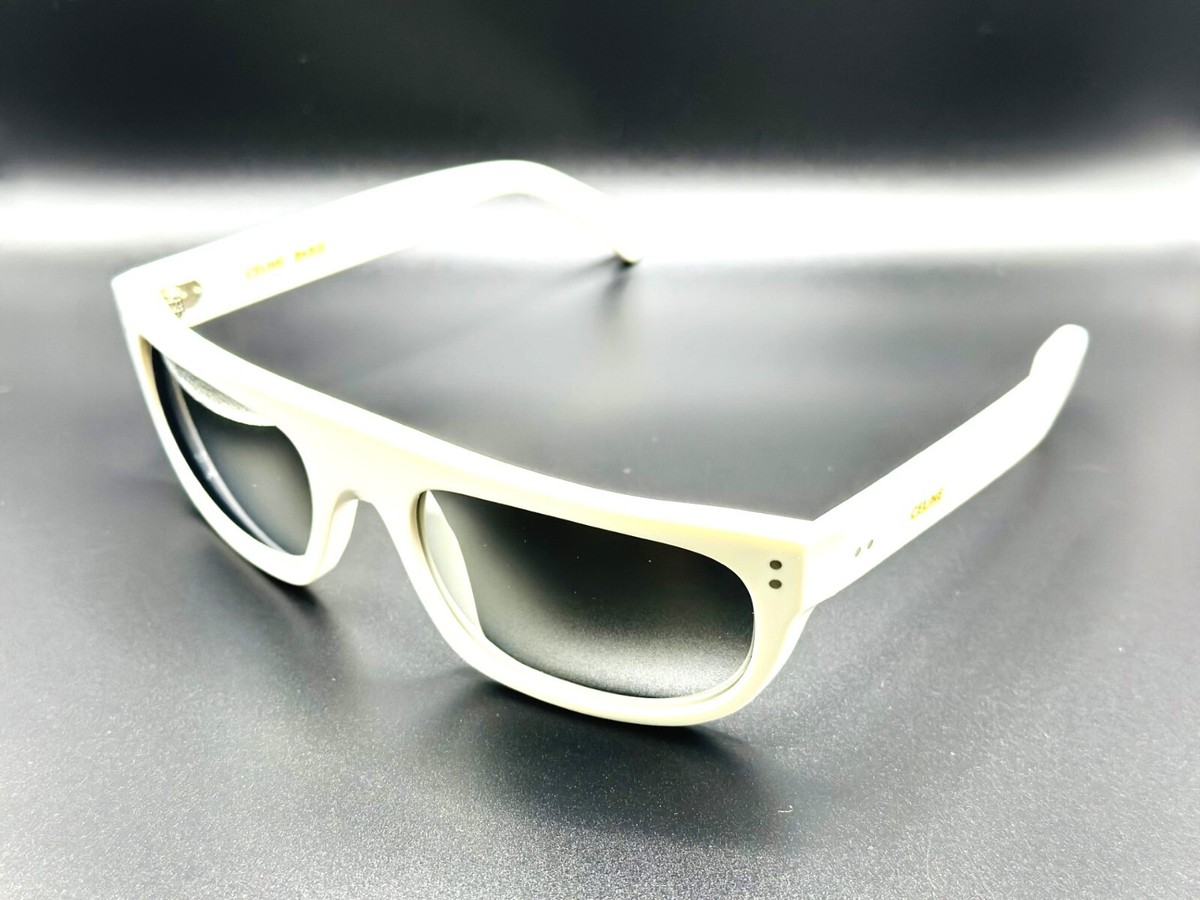 NEW AUTHENTIC CELINE CL40101I 21C White/Grey Mirrored Unisex  display picture 2