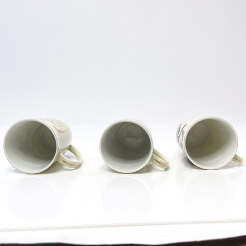 Vintage John James Audubon Gold Rim Birds Set of 3 Cups/Mugs-1985 Royal Cornwell - Picture 6 of 10
