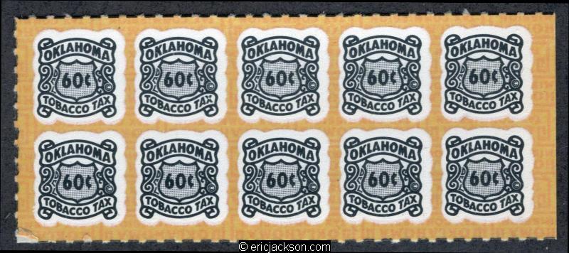 OKLAHOMA Tobacco Tax Revenue