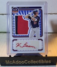 Karson Bowen - Jersey Auto 18/25 RARE RED INK AUTO 2024 Panini Stars & Stripes