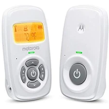 Motorola MBP24 Audio Baby Monitor with Room Temperature Display, High