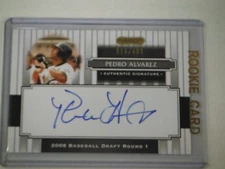 2008 Razor Exclusive Autographed RC #102 Pedro Alvarez 16/499 TJ1