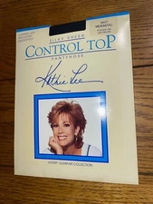 Kathie Lee Silky Sheer CONTROL TOP Pantyhose - Navy - Size Medium Tall - New