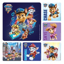 25 Paw Patrol The Movie Stickers Party Favors Teacher Supply Rubble Chase Skye