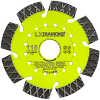 Lxdiamond Diamant-Trennscheibe 115Mm X 22,23Mm Beton Naturstein Granit Ziegel