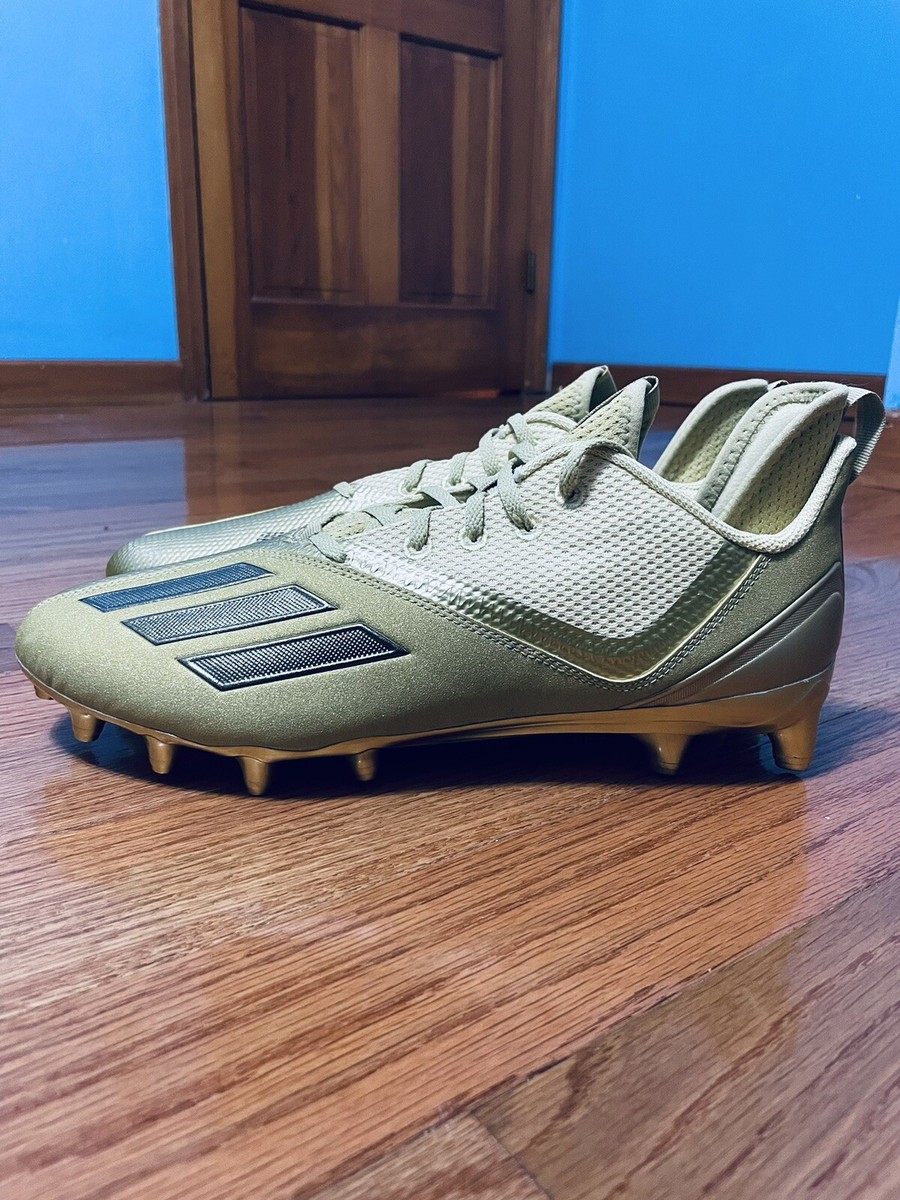 adidas Adizero Scorch Football Cleats Size 13 Gold Black  display picture 2