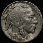 1935-S Buffalo Nickel - Extra Fine + Toned Semi-key Date Scarce Lustrous *5427