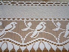 Scheibengardine Gardine im Landhaus Stil Vintage nach Maß 25 x 100/140/150/200cm