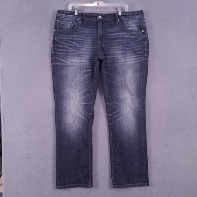Buckle Jeans Mens 40 x 31 Blue Stretch Denim Bke Derek Straight Leg Tag 38R