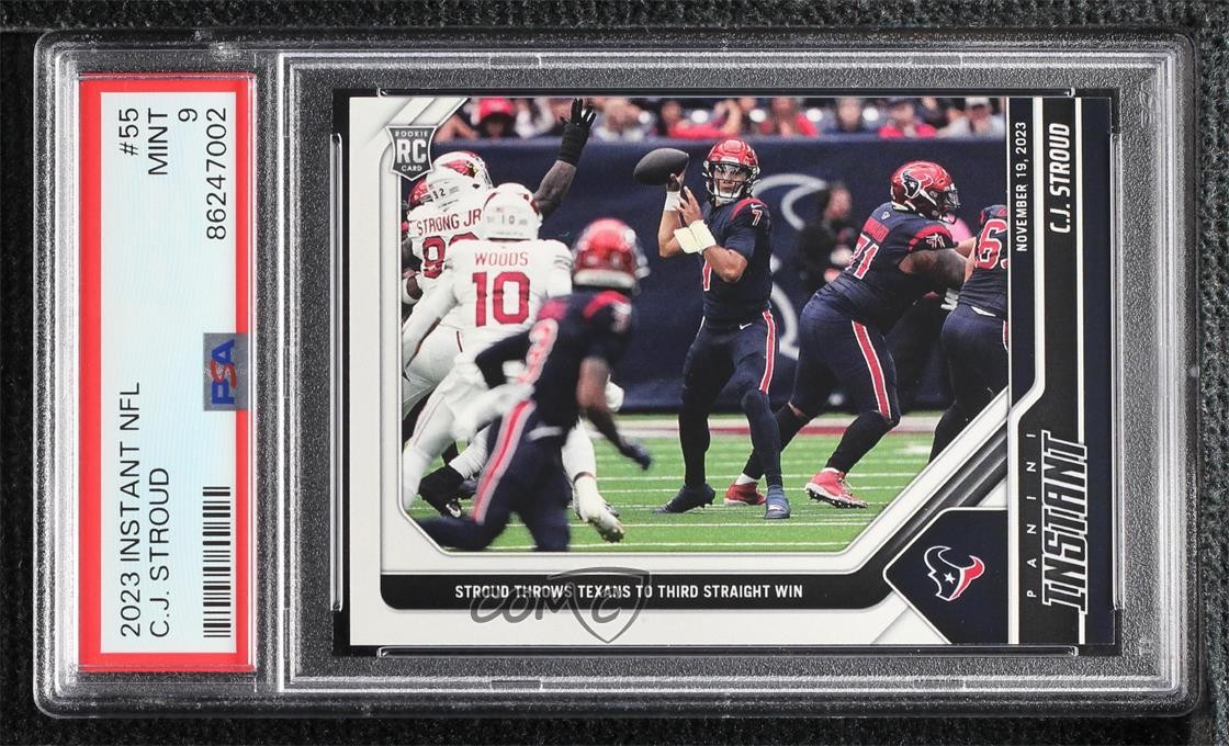 2023 Panini Instant NFL /1643 CJ Stroud #55 PSA 9 MINT Rookie RC 16r2