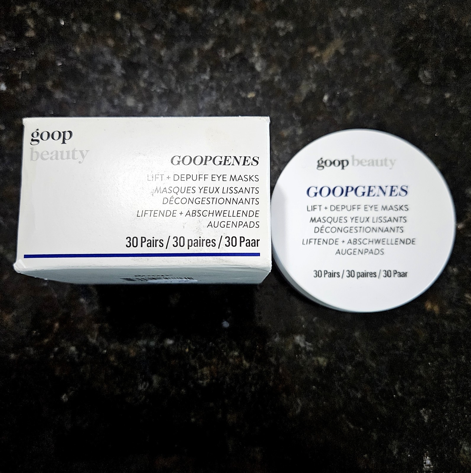 Goop Beauty Goopgenes Lift + Depuff Eye Masks 30 Pairs Exp 9/2025 NIB!