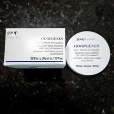 Goop Beauty Goopgenes Lift + Depuff Eye Masks 30 Pairs Exp 9/2025 NIB!