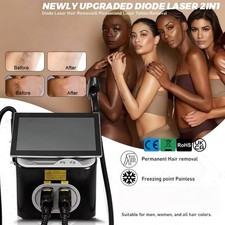 Professional 2 In 1 Diode Laser Hair Removal Machine Picosecond Tattoo Removal