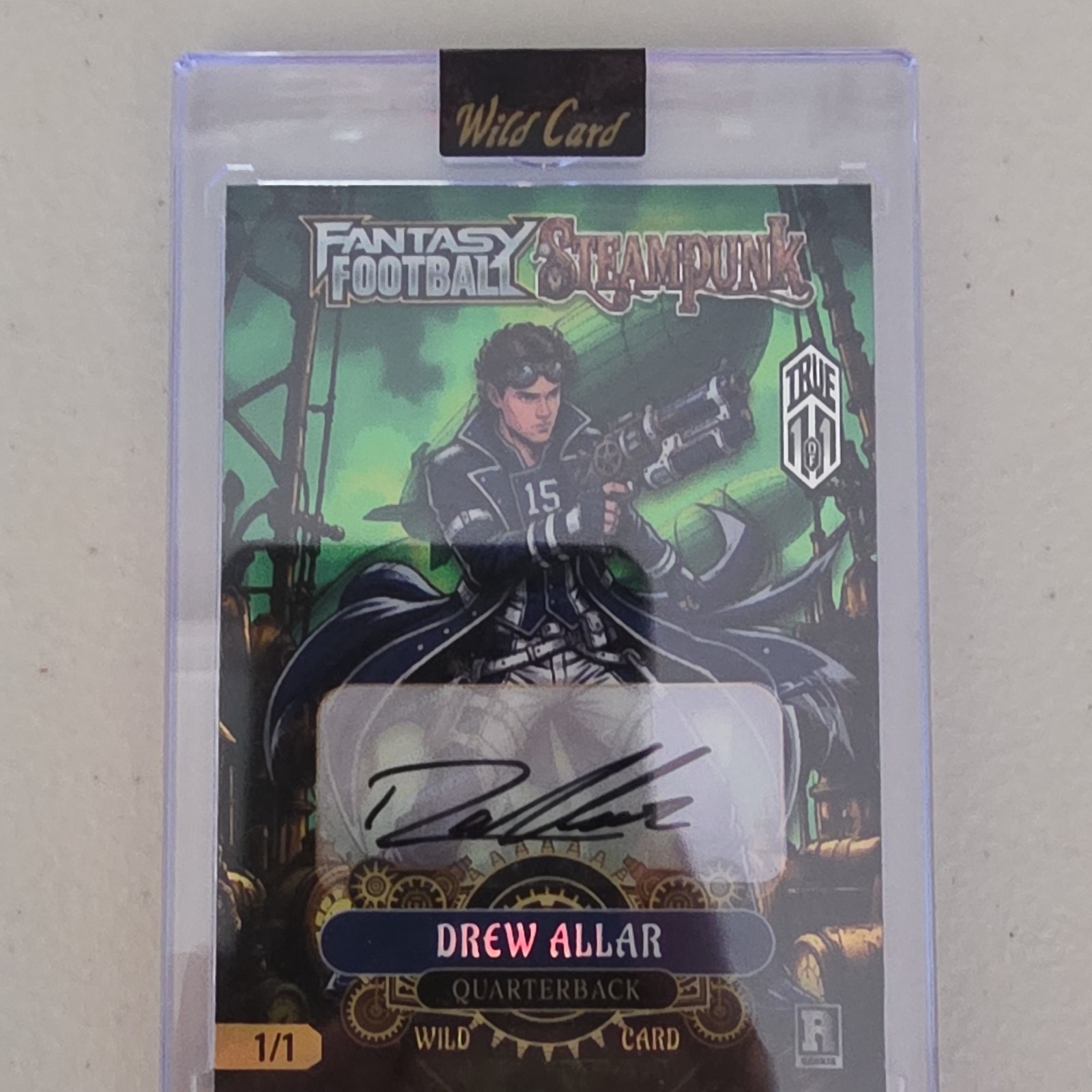 Wild Card 2026 Fantasy Football Steampunk 1/1 Auto Drew Allar Penn State