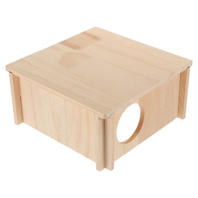 Guinea hide house holz käfig hamster versteck platz hide house für