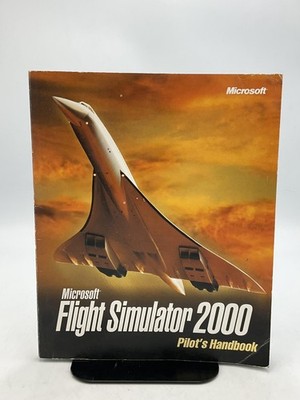 Microsoft Flight Simulator 2000 Pilot's Handbook Machado Orange PB 1999 book onl