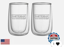 Bartesian Cocktail Glass Sets - Lowball Drinking Glassware for Cocktails and 