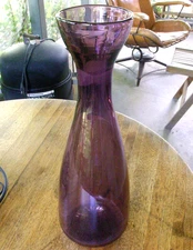 Vintage Rare Blenko #564 Purple Lilac Mulberry Amethyst Decanter (no stopper)