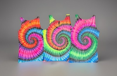*New* Handmade Tie Dye, Assorted Magic Tunnel Women's Tank Tops, All Sizes