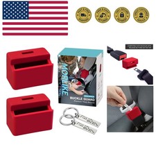 Silicone Seatbelt Secure Buckle Safety Cover Lock  Keep Children Safe in Car...