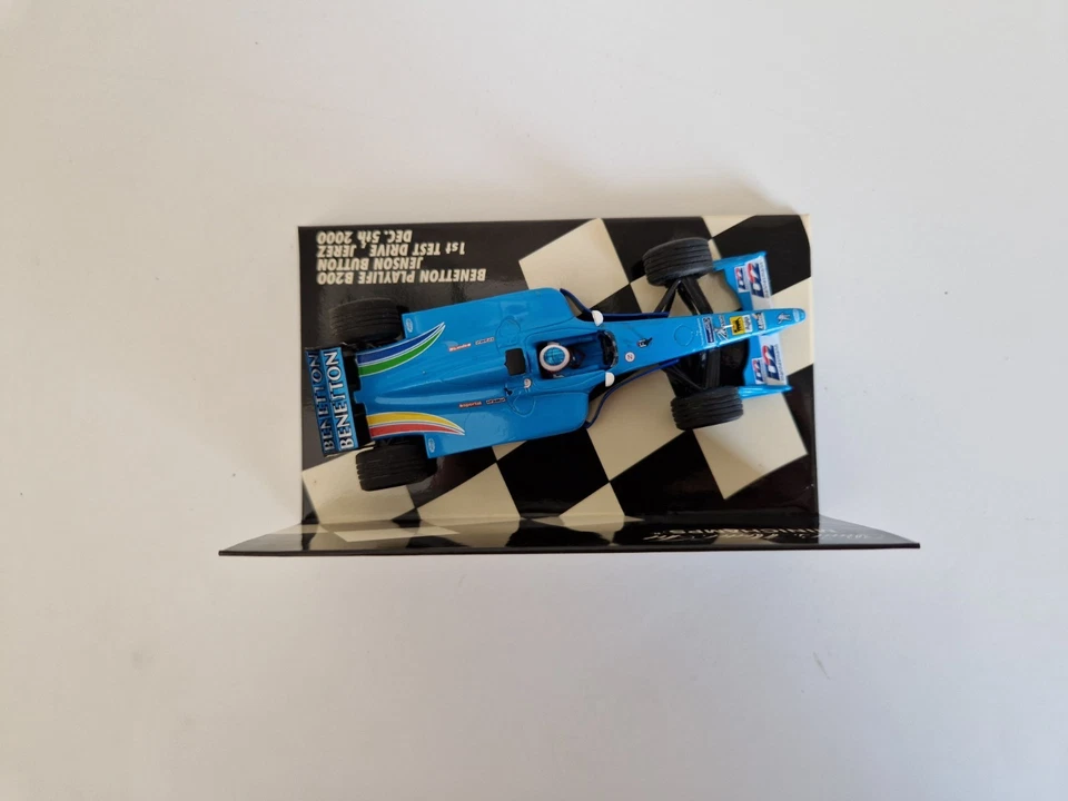 Pulsante Minichamps 1/43 Benetton Renault B200 J. - Test Jerez 2000 - 433000111 - Immagine 3 di 4