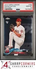 2018 TOPPS CHROME #150 SHOHEI OHTANI RC ANGELS PITCHING PSA 10