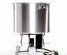 New King Kooker Outdoor Double Jet Cooker Package With 90 Quart Aluminum Pot