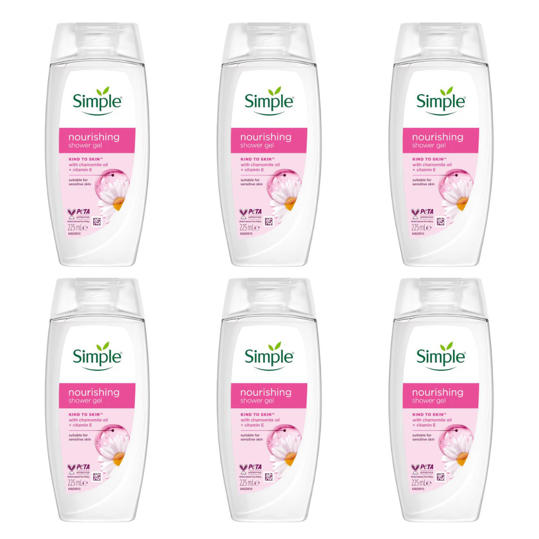 Simple Nourishing Shower Cream With Geranium Oil 225ml - Image 9